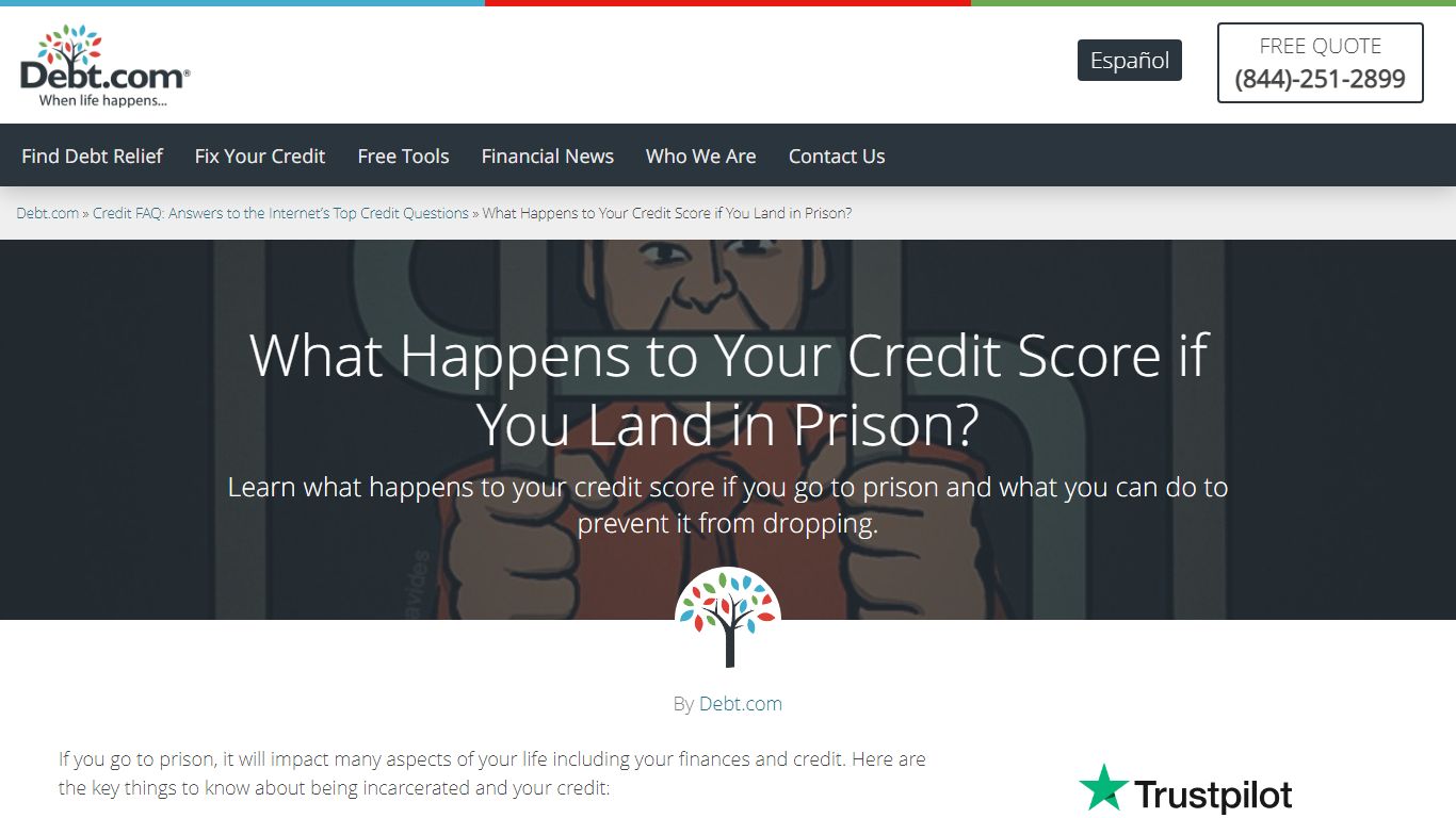 What Happens to Your Credit Score if You Land in Prison?